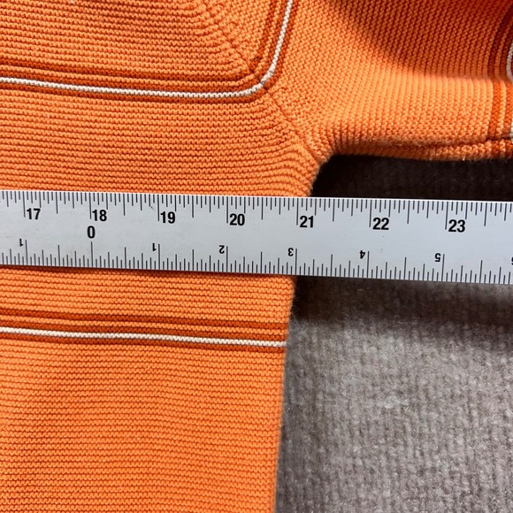 Vintage IZOD Striped Sweater Mens Medium Pullover Heavy Knit Made In Australia - Picture 6 of 9